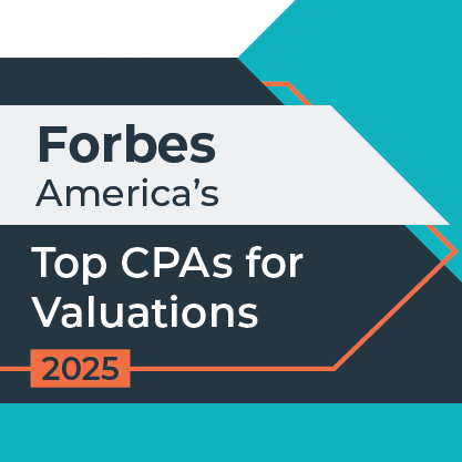 Forbes America's top CPA for valuations