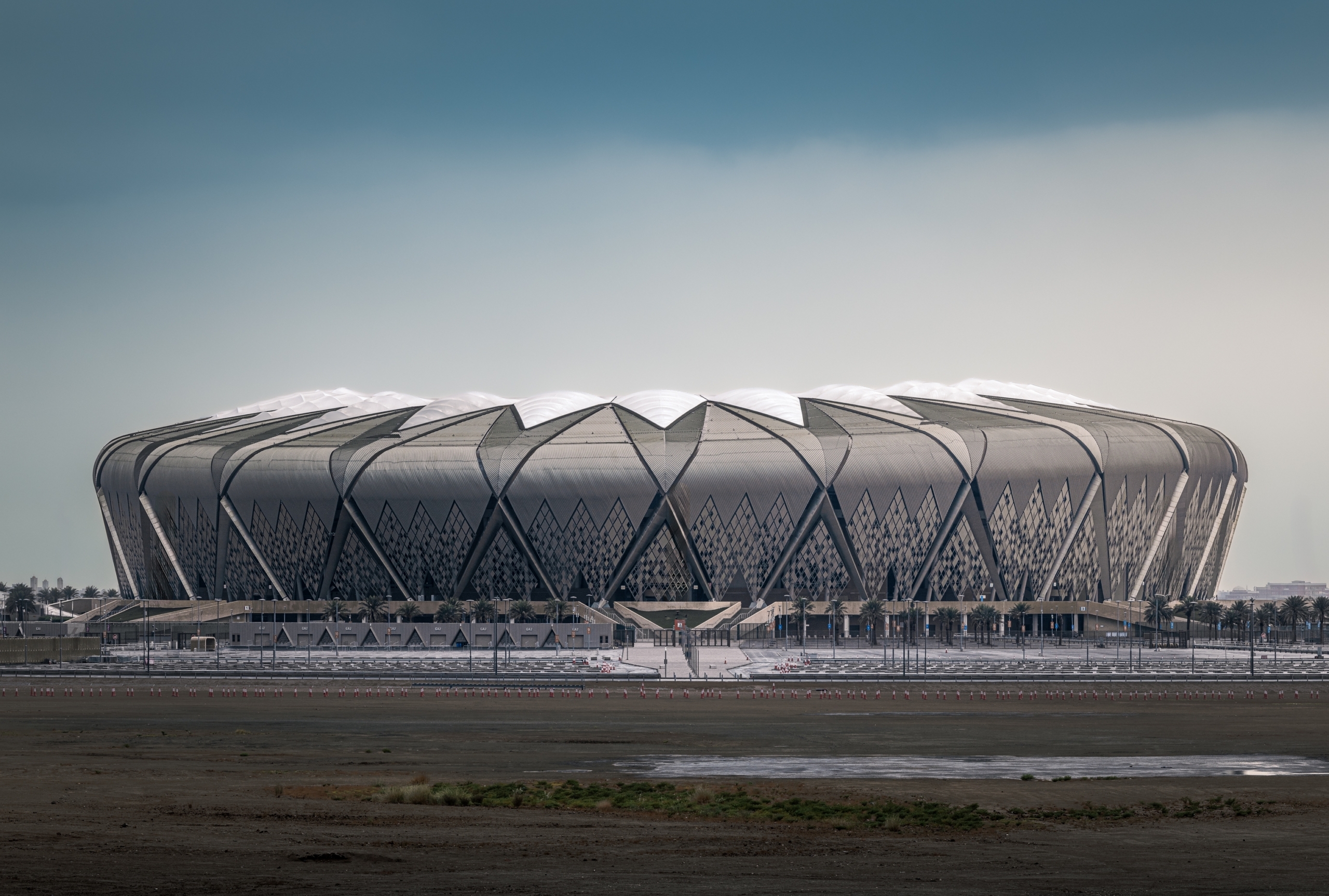 Saudi Arabia 2034 World Cup stadium construction and infrastructure programme